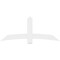 Ekena Millwork Bellingham Architectural Grade PVC Gable Bracket, 72"W x 30"H x 2"D x 6"F, 10/12 Pitch GBP072X30X0206BEL00 - alternate 5